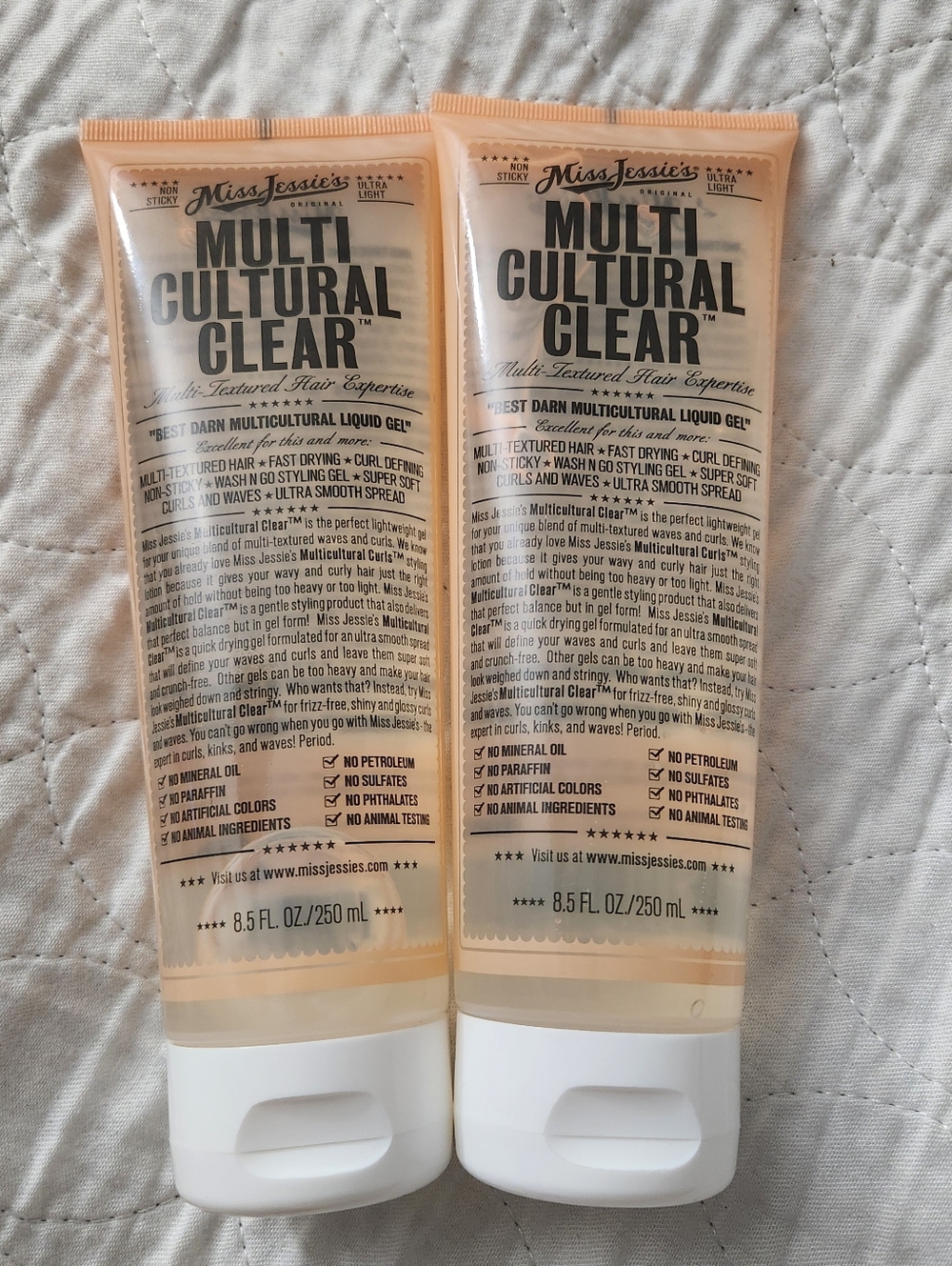 Multi Cultural Clear Hair Gel - Peach Clear